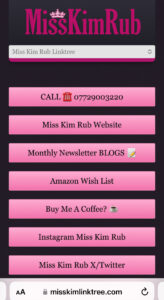 Website updates - Miss Kim Linktree